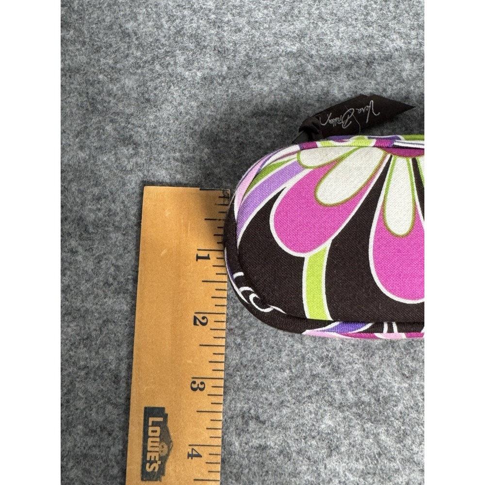 Vera Bradley Purple Punch Floral Quilted Cotton Glass Case Black Purple Pink EUC - Picture 11 of 11